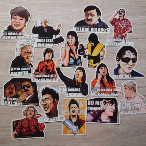 Stickers Bien Argentos - Expositores de Sticker Fest