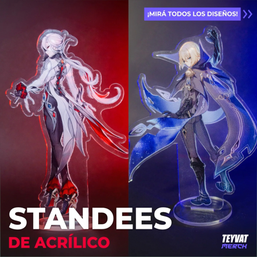 Teyvat Merch - Expositores de Sticker Fest